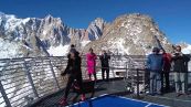 Tennis, sul Monte Bianco il palleggio più in alto di sempre