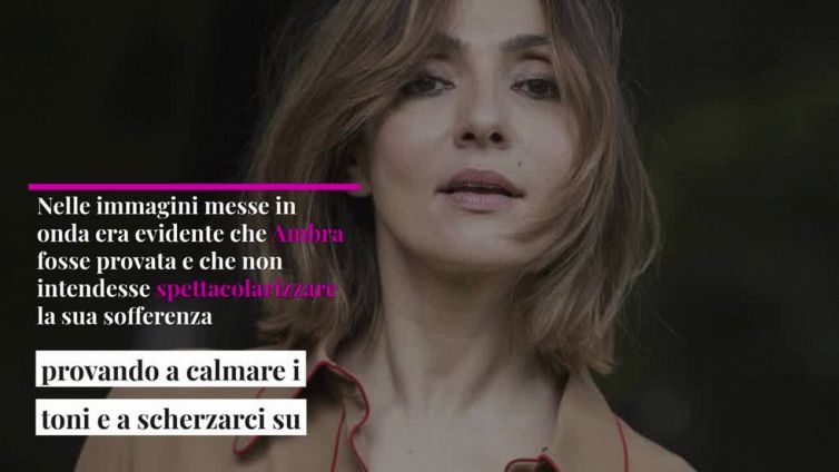 Ambra Angiolini e il Tapiro di Striscia la notizia: tutta la vicenda