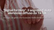 "Signal for Help": il segnale d'aiuto silenzioso diffuso da TikTok