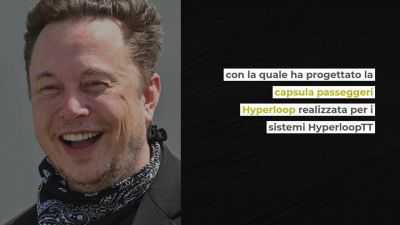C'è un po' di Italia nel treno hyperloop di Elon Musk