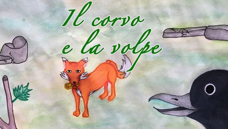 La favole de il corvo e la volpe