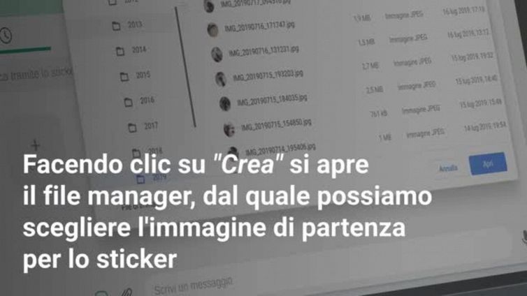 Come creare Sticker con WhatsApp Web