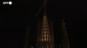Barcellona, inaugurata la nuova torre della Sagrada Familia