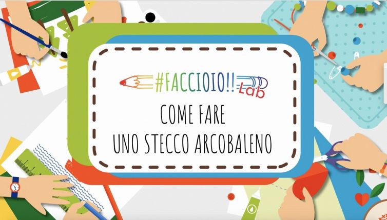 Come fare uno stecco arcobaleno con il Play-doh