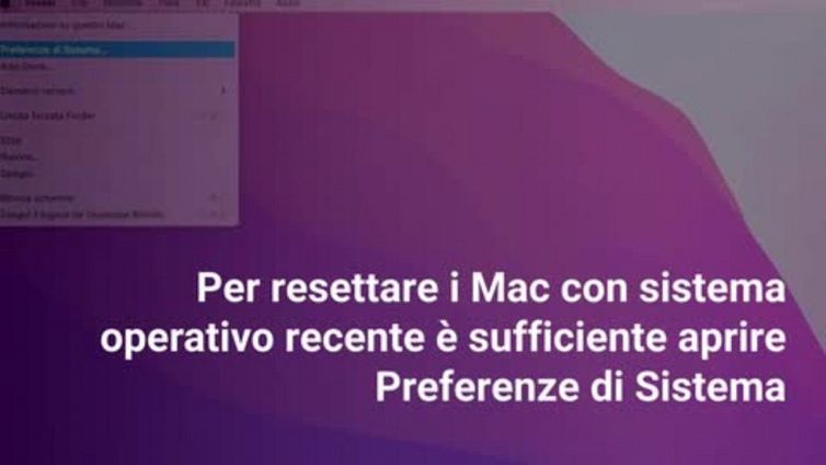 Come cancellare tutti i dati e resettare il Mac