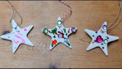 Come preparare decorazioni di Natale col bicarbonato