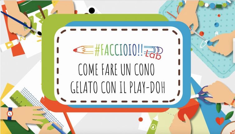 Come fare un cono gelato con il Play-doh