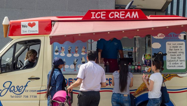 In questa città sono vietati i furgoncini che vendono gelati