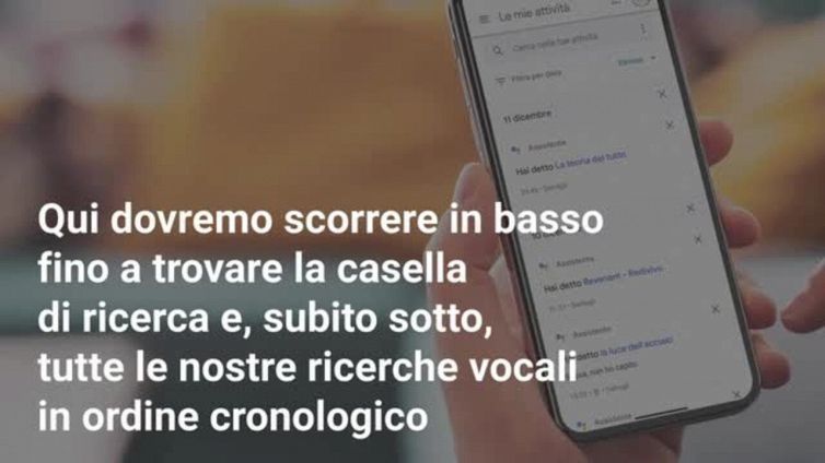 Come cancellare i dati con Google Assistant