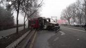 Kazakistan, la citta' di Almaty devastata dopo i violenti disordini