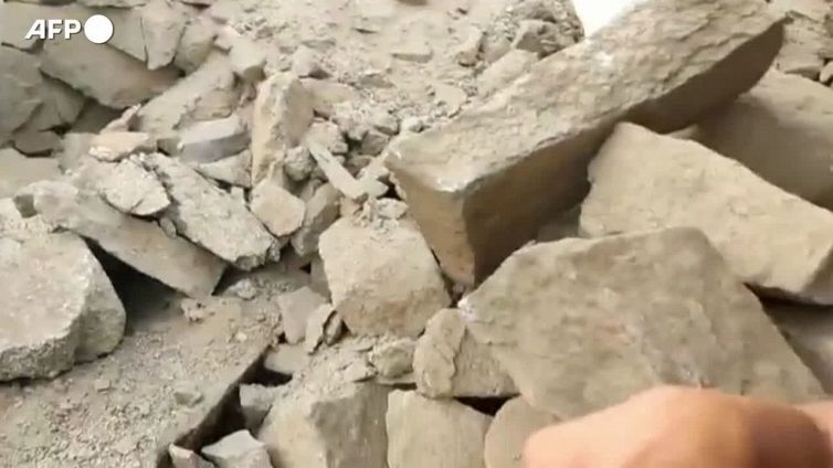 Peru', case danneggiate a causa del forte terremoto che ha colpito la capitale