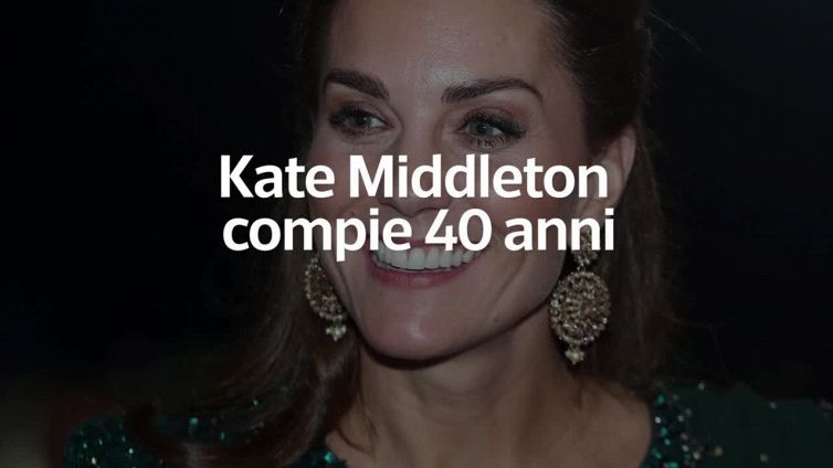 Kate Middleton compie 40 anni