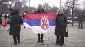Djokovic, 200 fan manifestano a Belgrado per mostrare il loro sostegno