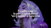 Chi e' Drusilla Foer, la prima conduttrice "en travesti" a Sanremo