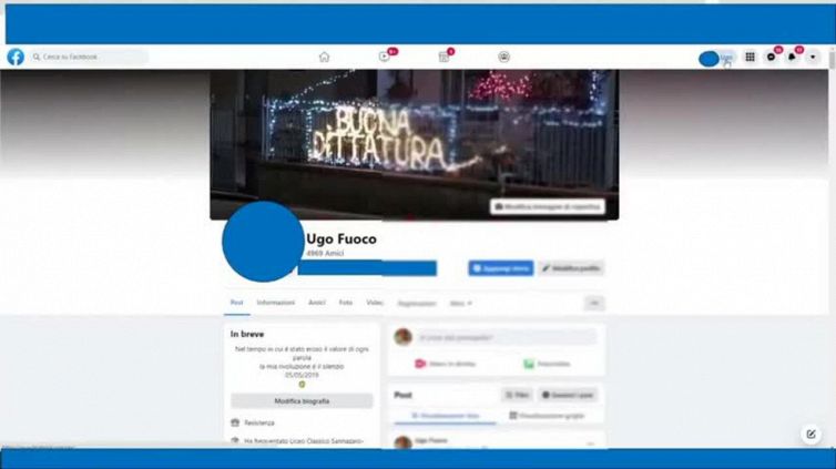 Sassoli, post offensivo: denunciato un 40enne