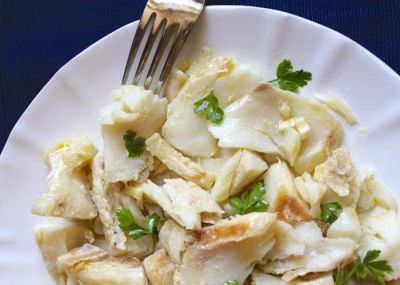 Ricetta per l'insalata di baccalà