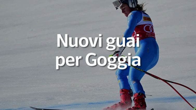 Goggia cade nel Super G: lesione parziale al crociato e piccola frattura