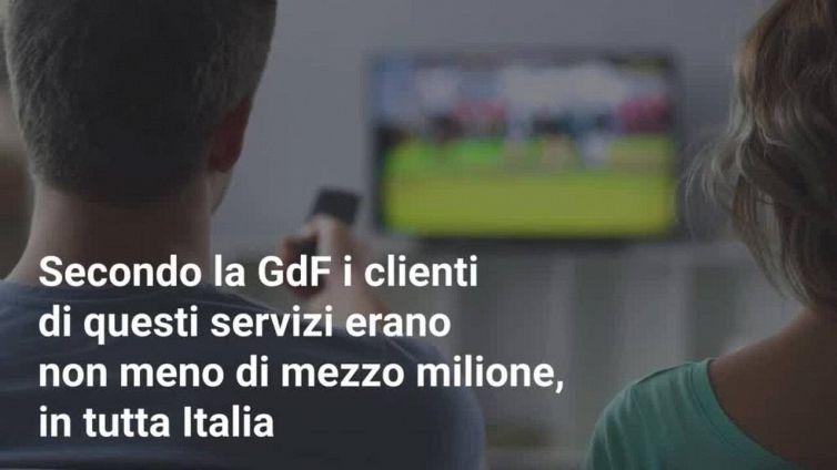 Sky e DAZN pirata, mezzo milione di italiani coinvolti