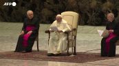 Un uomo irrompe urlando all'udienza generale, il Papa: "Preghiamo per lui"