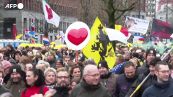 Olanda, in migliaia a Rotterdam contro le restrizioni da Covid
