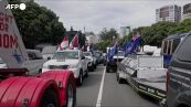 Covid, proteste in Nuova Zelanda: camion circondano il Congresso