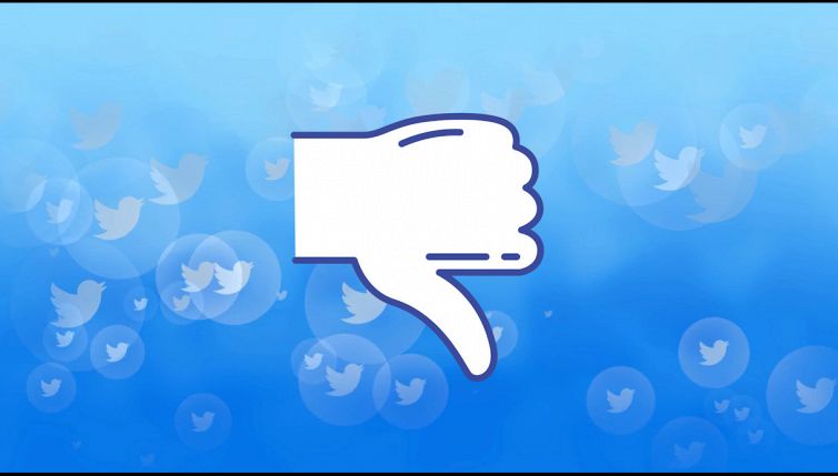 Twitter, si testa la funzione “Non mi piace”