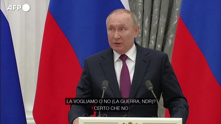 Ucraina, Putin: "Non vogliamo la guerra"