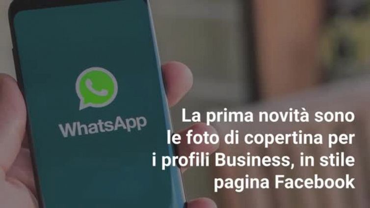 WhatsApp: in arrivo copertine e community
