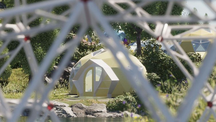 Case a cupola ecosostenibili, sono resistenti alle calamità naturali