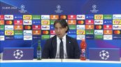 Champions League, Inzaghi: "Per 75 minuti avremmo meritato la vittoria"