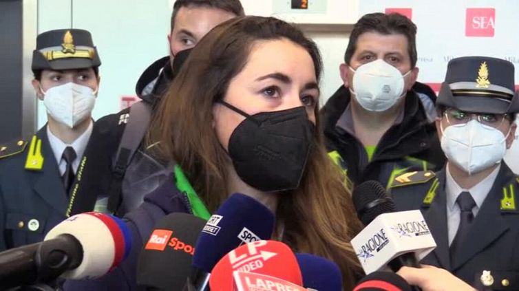 Olimpiadi, Sofia Goggia al rientro in Italia: "Fatto qualcosa di grandioso"