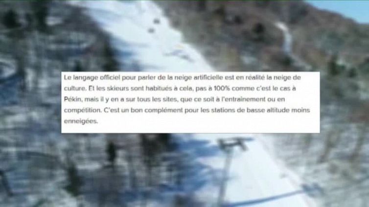 Pechino 2022: gli atleti apprezzano la neve artificiale