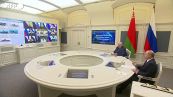 Ucraina, Putin e Lukashenko osservano le esercitazioni militari