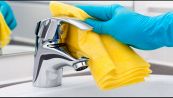Come pulire in modo eco rubinetti e lavandini