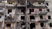 Ucraina, a Kiev ci si sveglia con le case distrutte