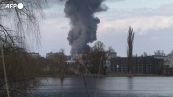 Ucraina, deposito di petrolio colpito dalle forze russe