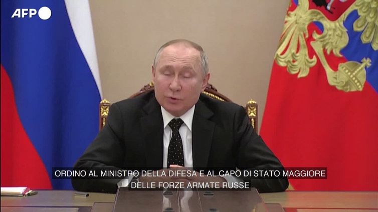 Ucraina, Putin mobilita le forze di deterrenza dell'esercito russo