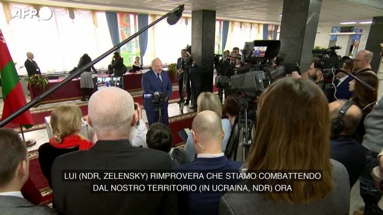 Ucraina, Lukashenko: "Nessuna arma, soldato o missile bielorusso e' coinvolto"