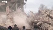 Ucraina, devastazione dopo i bombardamenti nella regione di Sumy