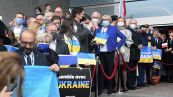Ucraina, manifestazione davanti al Parlamento europeo