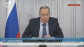 Ucraina, Lavrov: "Guerra nucleare nella mente dell'Occidente, non della Russia"