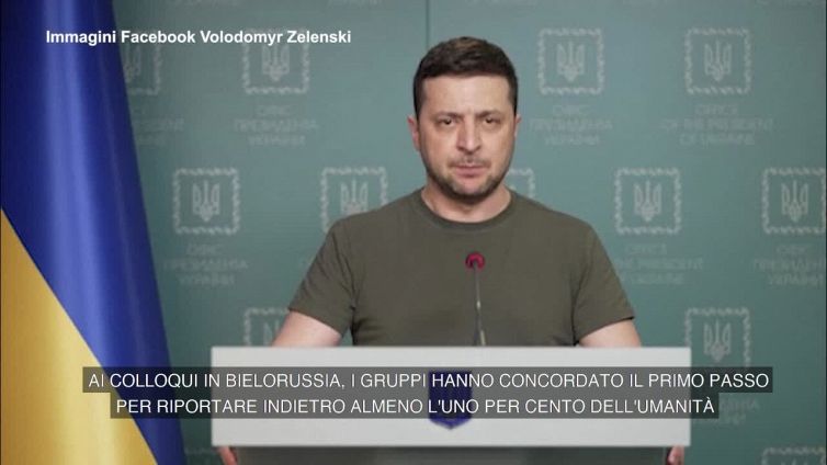 Ucraina, Zelensky: "I corridoi umanitari devono funzionare oggi"