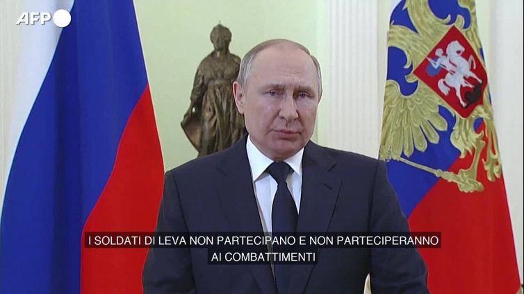 Ucraina, Putin: "Non inviero' riservisti, ne' militari di leva"