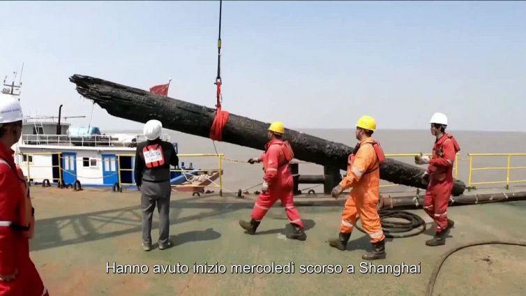 Cina, Shanghai: si recupera antica nave dell'Ottocento