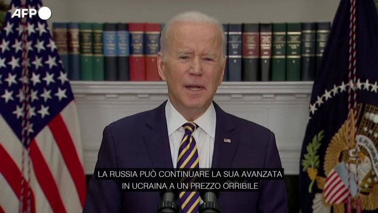 Biden:" Putin non vincera', potra' conquistare citta' ma non l'intera Ucraina"