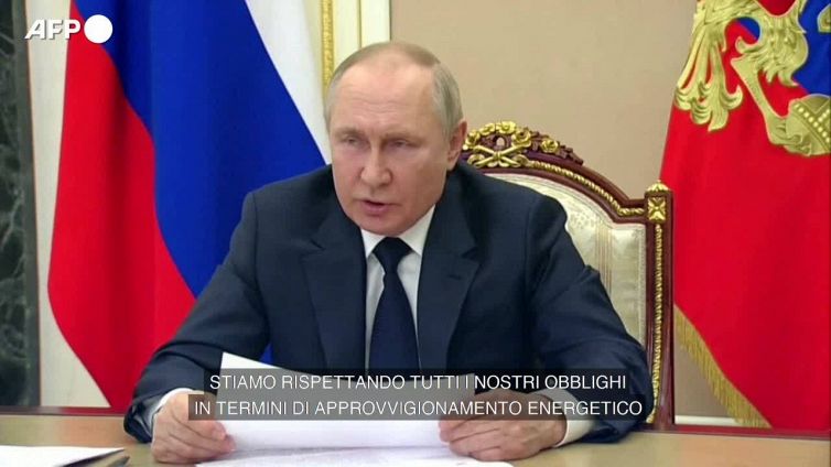 Putin: "Rispettiamo gli impegni di export dell'energia"