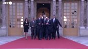 Vertice di Versailles, foto di gruppo per i leader dell'Unione europea