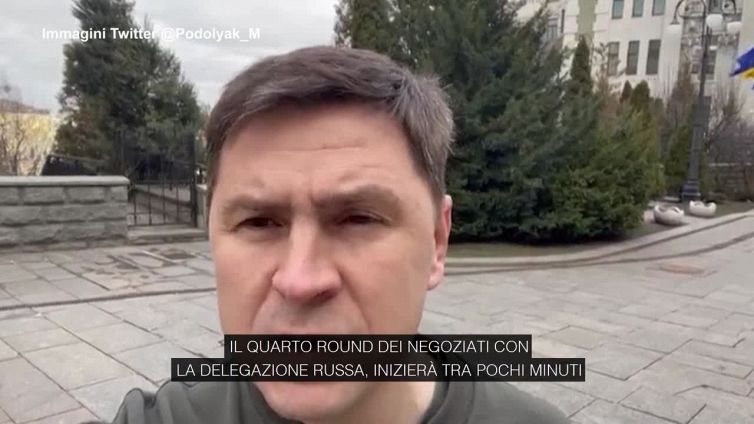 Podolyak: "Posizioni invariate: pace, cessate il fuoco immediato e ritiro truppe"