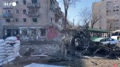 Ucraina: Kiev, i bombardamenti nel quartiere di Kurenivka