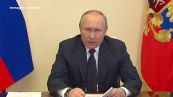 Putin: "L'Occidente agisce con la Russia come con i pogrom"